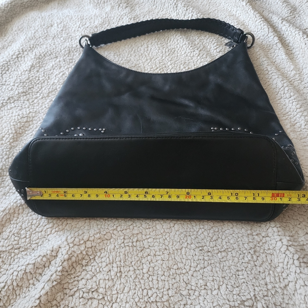 Coach F35203 Celeste studded leather crossbody hobo shoulder bag - Picture 13 of 14